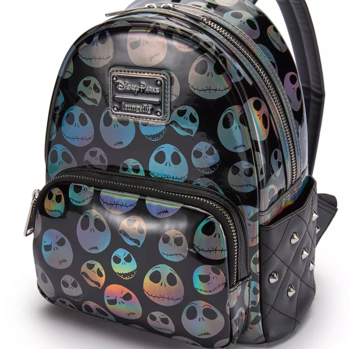 Loungefly Disney Parks The Nightmare Before Christmas Jack Skellington AOP Mini Backpack