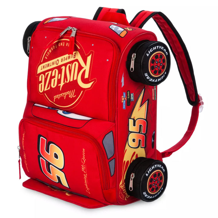 Disney Parks Pixar Cars Lightning McQueen Mini Backpack