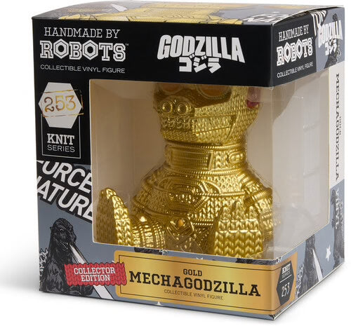 HMBR Godzilla Mechagodzilla Gold Limited Edition Vinyl Figure