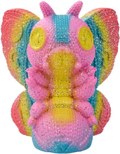 HMBR Godzilla Mothra Sofubi Spray Glitter Limited Edition Vinyl Figure