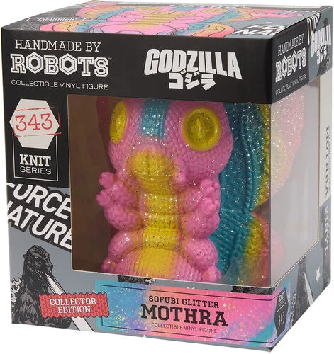 HMBR Godzilla Mothra Sofubi Spray Glitter Limited Edition Vinyl Figure