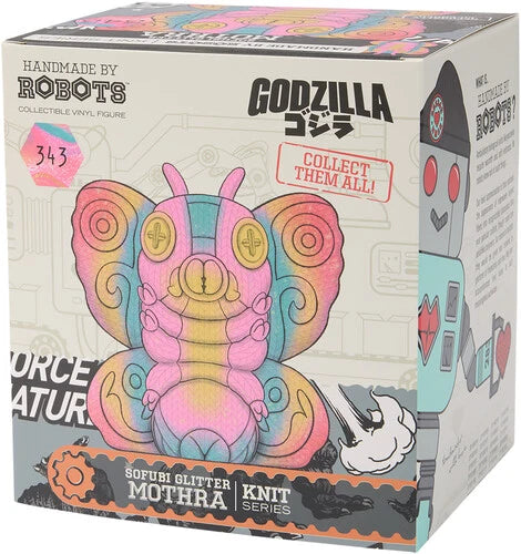 HMBR Godzilla Mothra Sofubi Spray Glitter Limited Edition Vinyl Figure