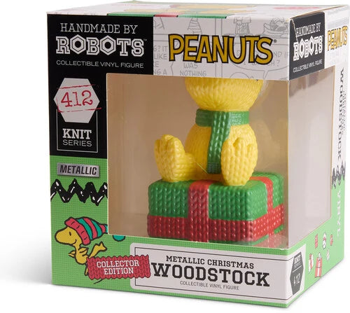 HMBR Peanuts Woodstock Metallic Christmas Limited Edition Vinyl Figure