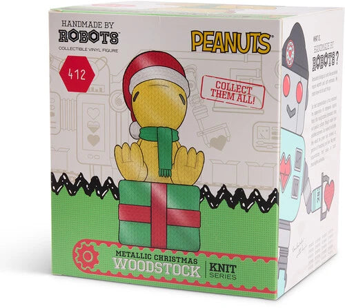 HMBR Peanuts Woodstock Metallic Christmas Limited Edition Vinyl Figure
