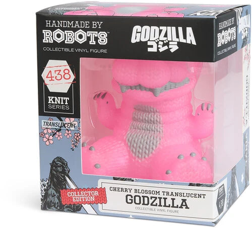 HMBR Godzilla Cherry Blossom Pink Translucent Limited Edition Vinyl Figure