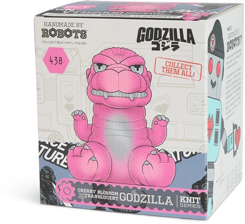 HMBR Godzilla Cherry Blossom Pink Translucent Limited Edition Vinyl Figure