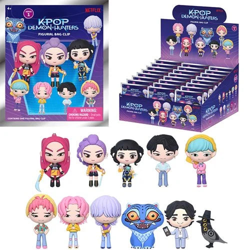 KPop Demon Hunters Series 1 3D Foam Bag Clip