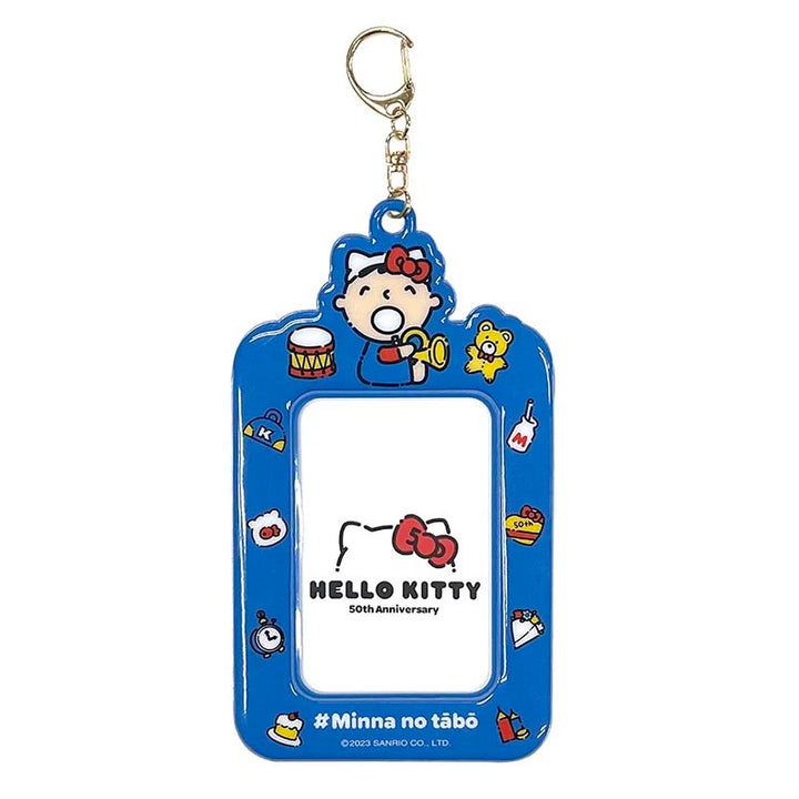 Sanrio Minna No Tabo ID Badge Holder Keychain