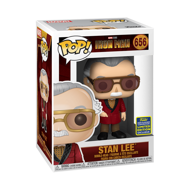 Funko Marvel Studios Iron Man Stan Lee Exclusive Pop! Vinyl Figure