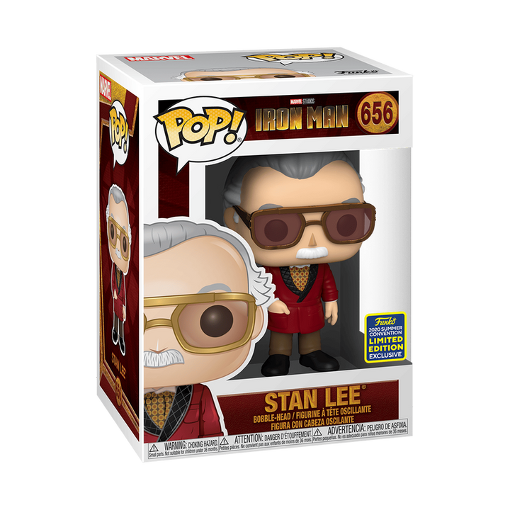 Funko Marvel Studios Iron Man Stan Lee Exclusive Pop! Vinyl Figure