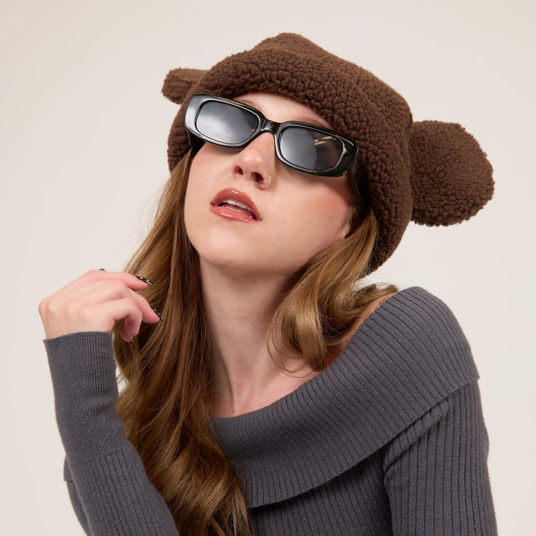 Cakeworthy Mickey Sherpa Beanie Chocolate