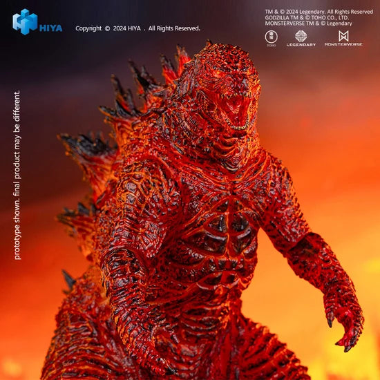 HIYA Exquisite Basic Series None Scale 7 Inch Godzilla King of the Monsters Burning Godzilla Battle Ver. Action Figure