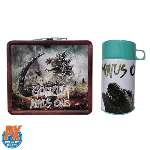 Godzilla Minus One Tin Titans Lunch Box W/Thermos