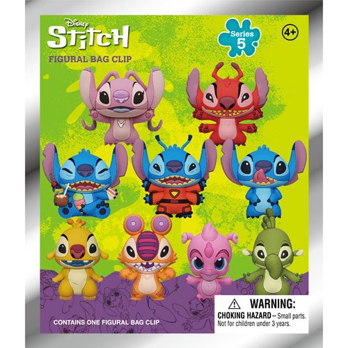 Disney Lilo and Stitch Series 5 3D Foam Bag Clip