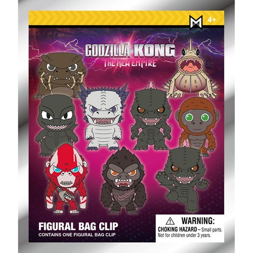 Godzilla x Kong: The New Empire Series 1 3D Foam Bag Clip