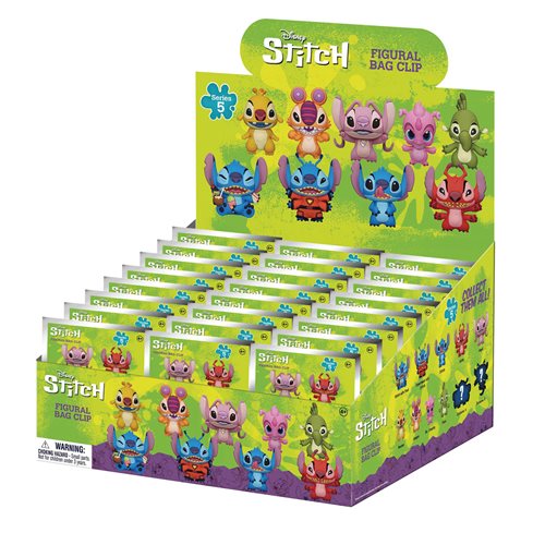 Disney Lilo and Stitch Series 5 3D Foam Bag Clip – Grotto Treasures