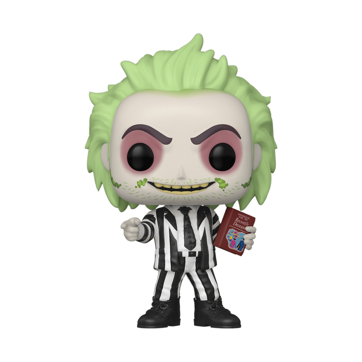 Funko Beetlejuice w/Recently Deceased Book Glow in the Dark Exclusive Pop! Vinyl Figure