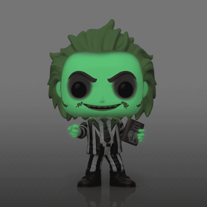 Funko Beetlejuice w/Recently Deceased Book Glow in the Dark Exclusive Pop! Vinyl Figure