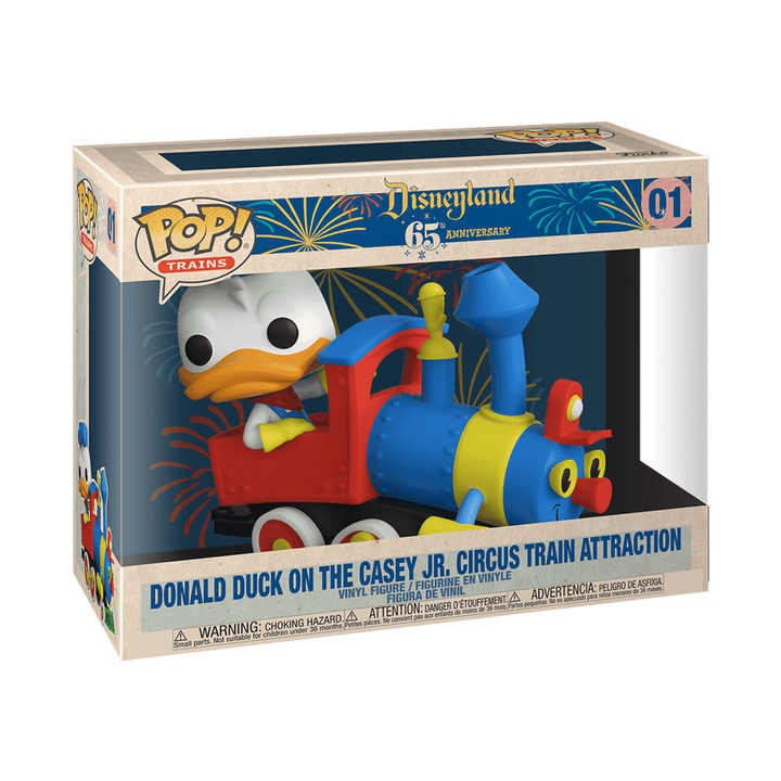 Funko Disneyland 65th Anniversary Donald Duck on Casey Jr. Train Pop Vinyl Figure