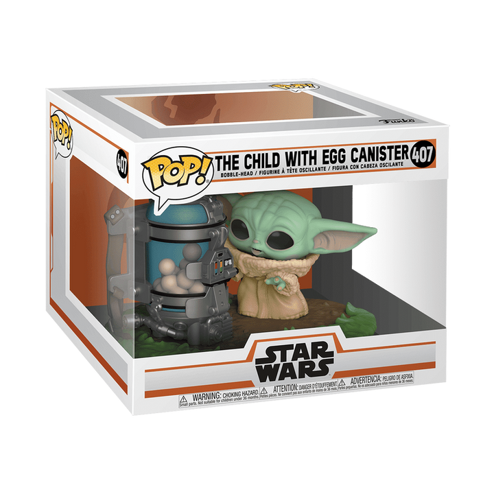 Funko Star Wars The Mandalorian The Child with Egg Canister Deluxe Pop! Vinyl Figure