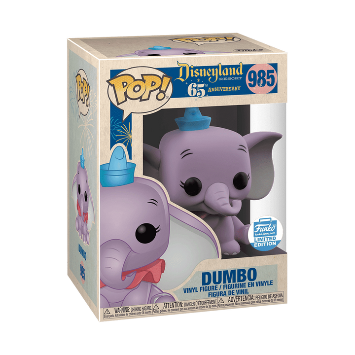 Funko Disneyland 65th Anniversary Dumbo (Purple) Exclusive Pop! Vinyl Figure
