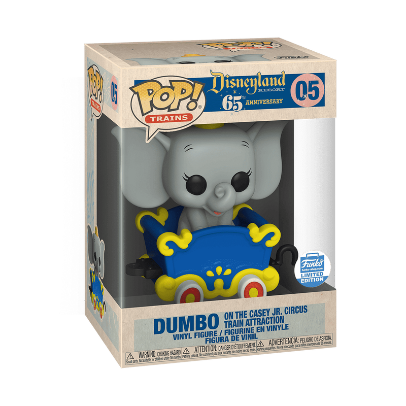 Funko Disneyland 6th Anniversary Dumbo on the Casey Jr. Train Attraction Exclusive Pop! Vinyl Figure