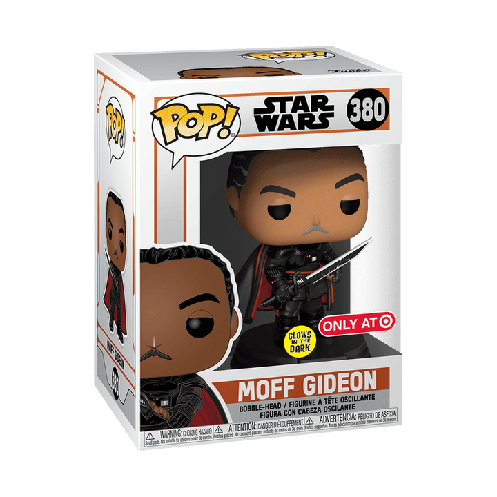 Funko Star Wars: The Mandalorian Moff Gideon Glow in the Dark Exclusive Pop! Vinyl Figure