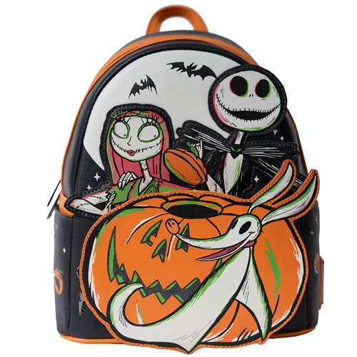 Disney 100 The Nightmare Before Christmas Glow in the Dark Mini Backpack