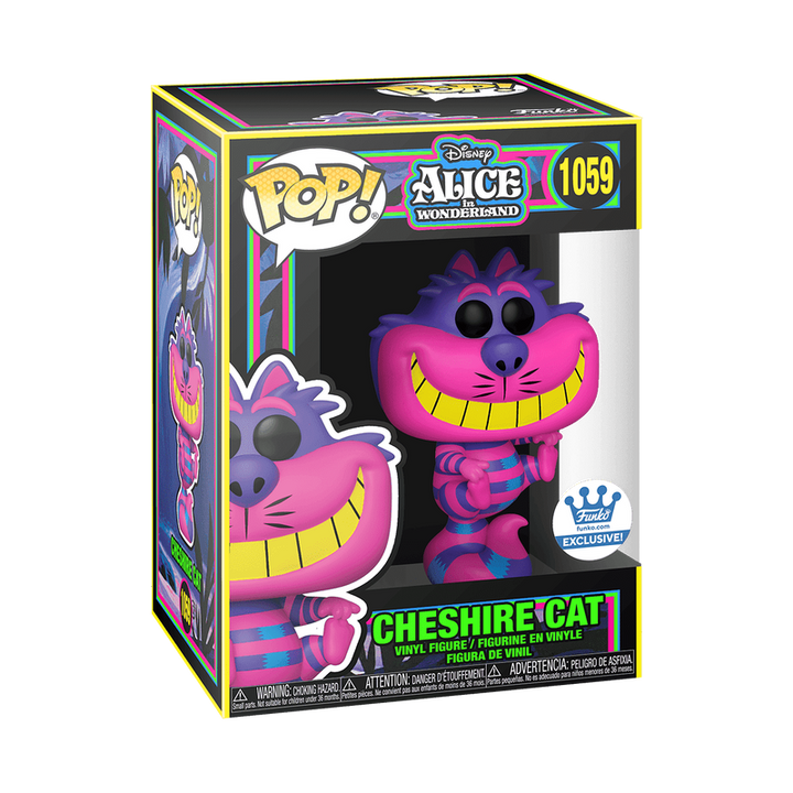 Funko Disney Alice in Wonderland Cheshire Cat Blacklight Pop! Vinyl Figure Exclusive