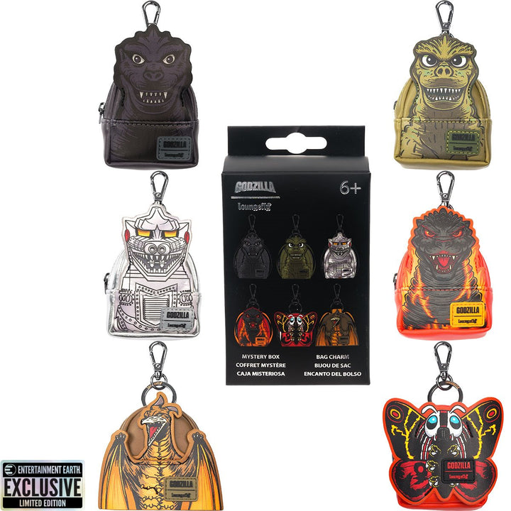 Loungefly Toho Godzilla Mystery Mini Backpack Keychain Charm