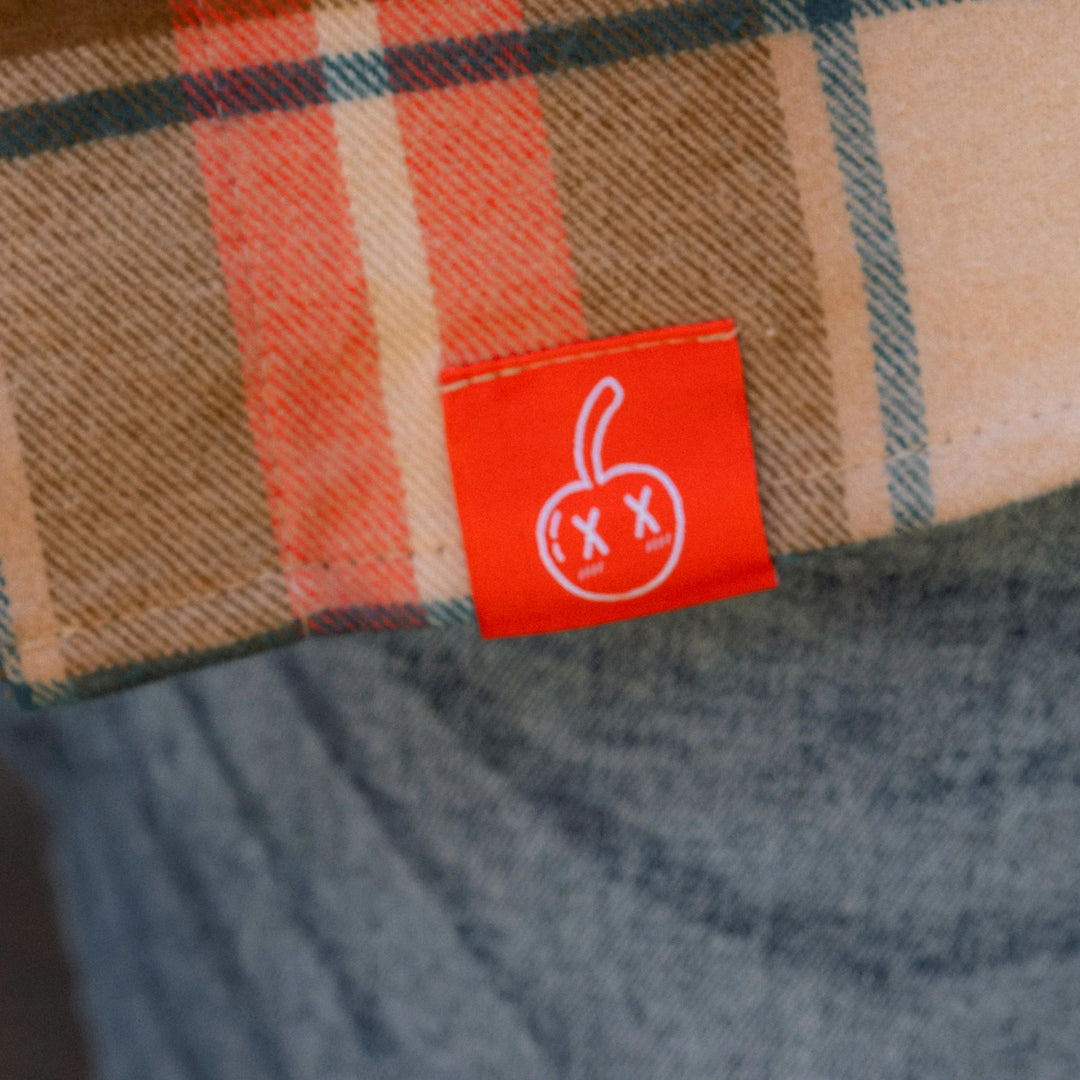 Cakeworthy Disney Holiday Mickey Gingerbread Scented Flannel Shirt