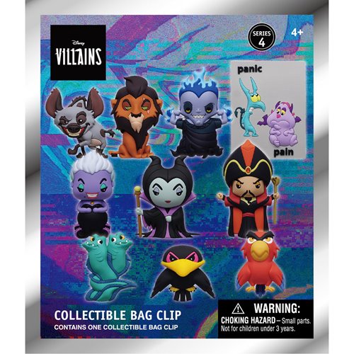 Disney Villains Series 4 3D Foam Bag Clip