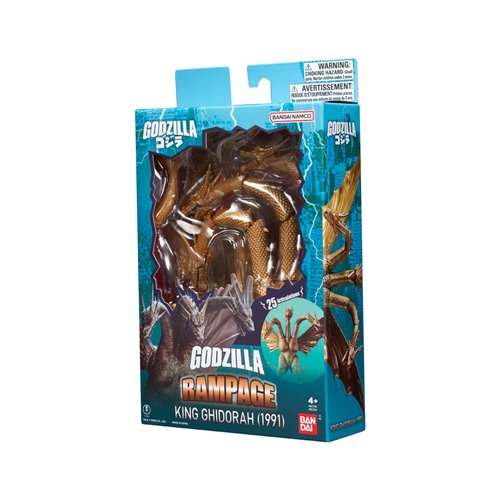 Bandai Godzilla Rampage King Ghidorah 1991 6" Action Figure