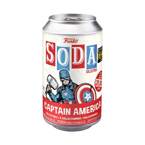 Funko Marvel Studios Avengers Endgame Captain America Vinyl Soda Figure Limited Edition
