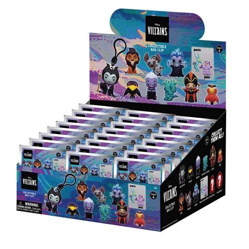 Disney Villains Series 4 3D Foam Bag Clip