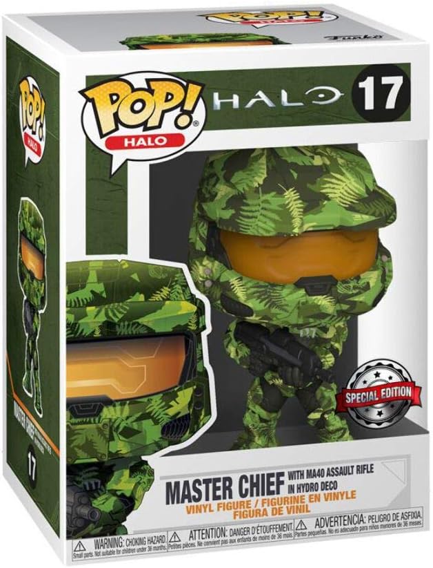 Funko Halo Master Chief w/MA40 Assault Rifle in Hydro Deco Exclusive Pop! Vinyl Figure