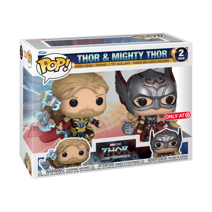 Funko Marvel Studios Thor Love and Thunder Exclusive Pop! Vinyl Figure 2-Pack