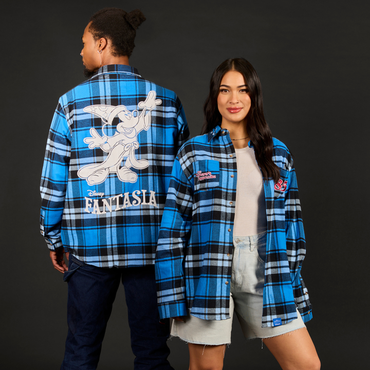 Cakeworthy Disney Fantasia 85th Anniversary The Sorcerer's Apprentice Mickey Flannel Shirt