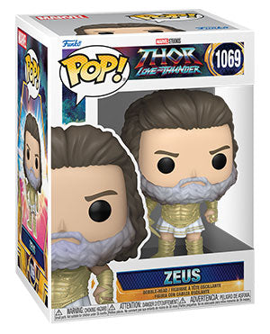 Funko Marvel Studios Thor Love & Thunder Zeus Pop! Vinyl Figure Bobblehead Figures