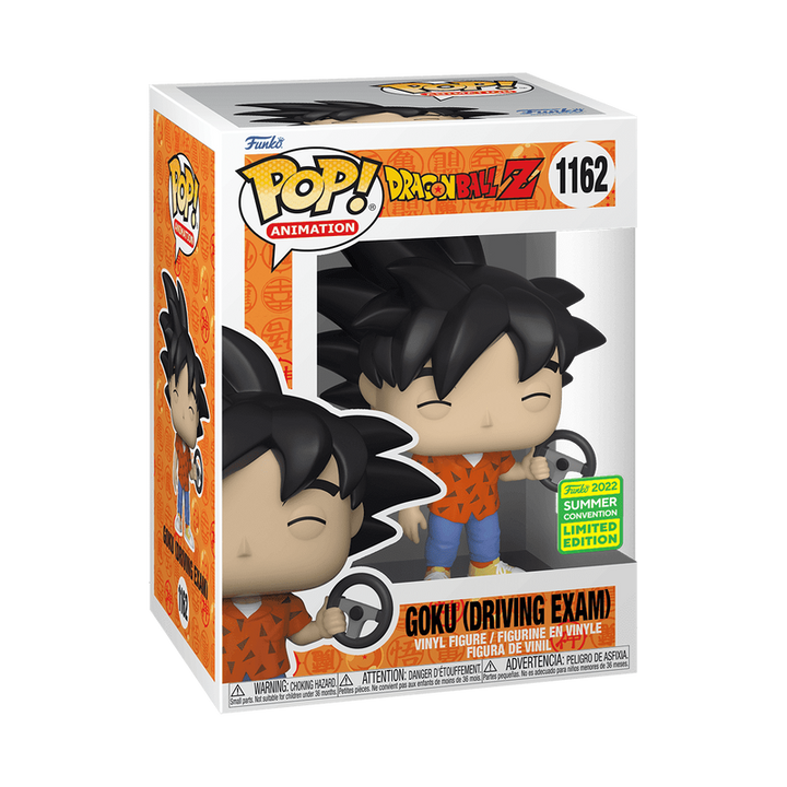 Funko Dragon Ball Z Goku Driving Exam Summer Convention Exclusive 2022 Vinyl Figure