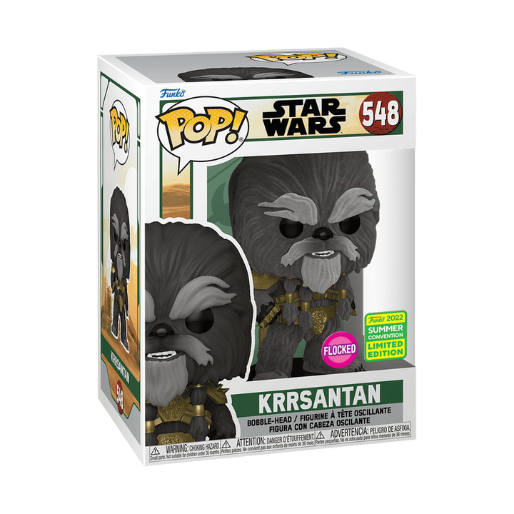 Funko Star Wars The Book of Boba Krrsantan Exclusive Flocked Pop! Vinyl Figure
