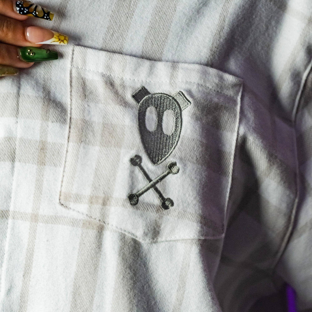 Cakeworthy Disney The Nightmare Before Christmas Zero Glow in the Dark Flannel Shirt