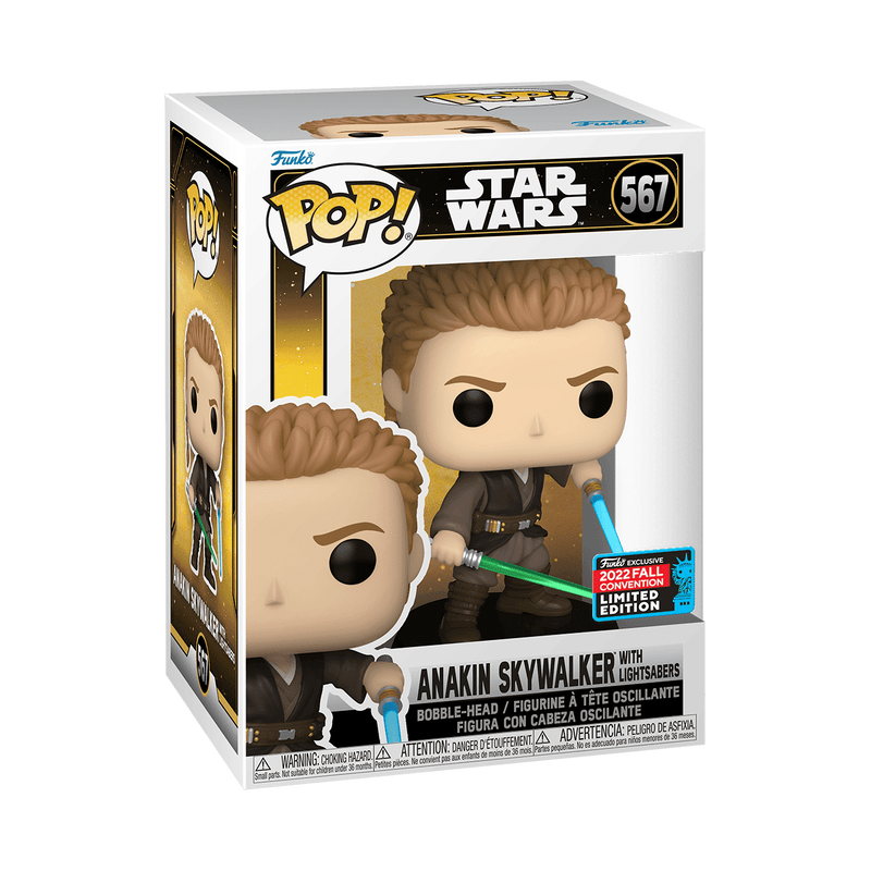 Funko Star Wars Anakin Skywalker with Lightsabers Pop! Vinyl Figure Exclusive