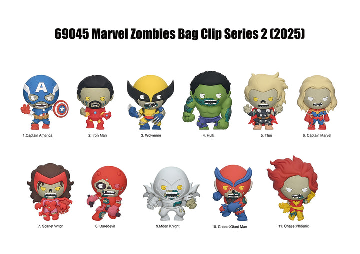 Marvel Zombies Series 2 3D Foam Bag Clip