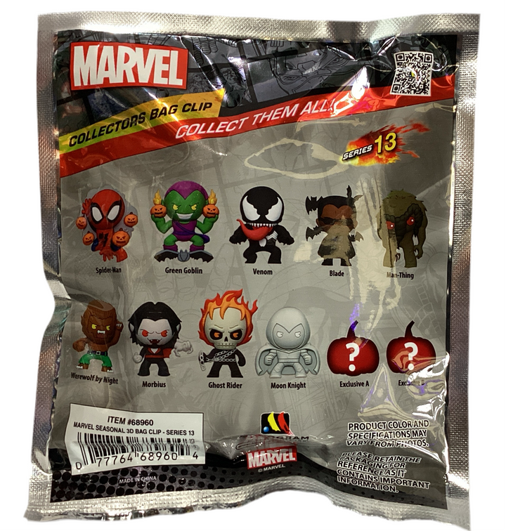 Marvel Series 13 3D Foam Bag Clip