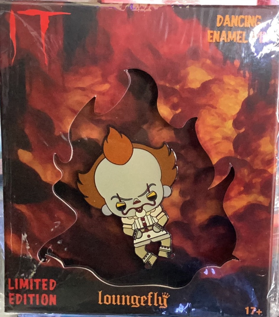 IT Pennywise Dancing Enamel Collector Box Pin LE 500