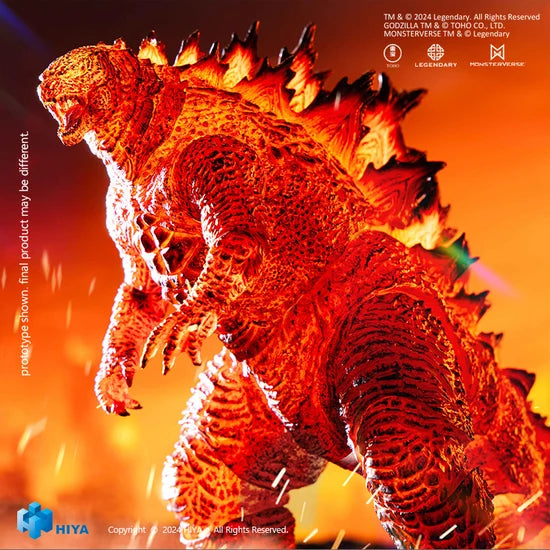 HIYA Exquisite Basic Series None Scale 7 Inch Godzilla King of the Monsters Burning Godzilla Battle Ver. Action Figure
