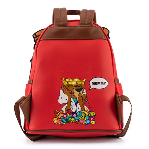 Loungefly Disney Robin Hood Prince John Cosplay Mini Backpack