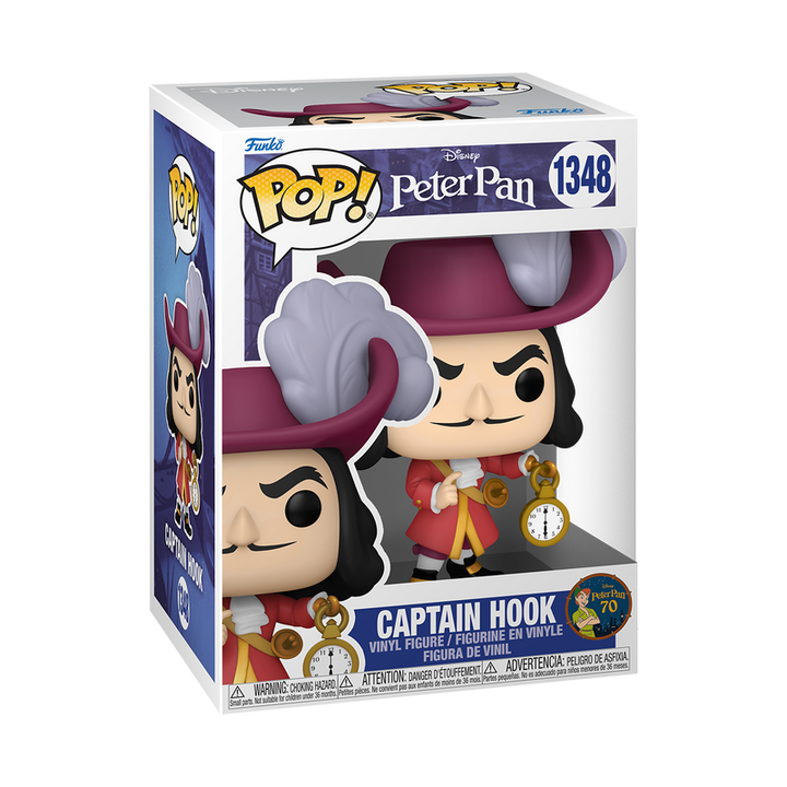 Funko Disney Peter Pan 70th Anniversary Captain Hook Pop! Vinyl Figure