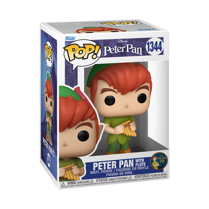 Funko Disney Peter Pan 70th Anniversary Peter W/Flute Pop! Vinyl Figure